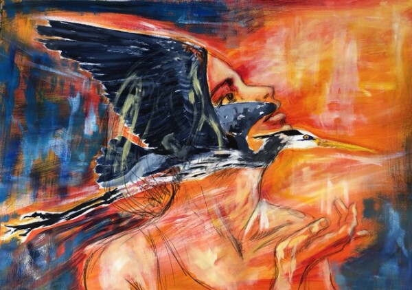 Exposition "en(cHANT)ées" par Amanda Neveu Gaufryau. Ouverte du 23 oût au 21 septembre à l'Espace Bideak.