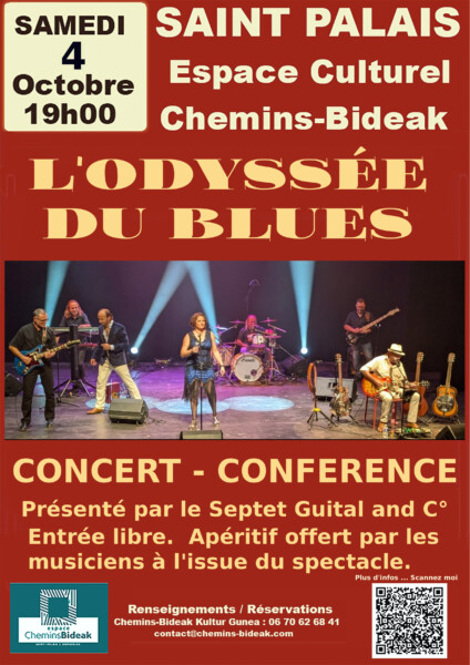 Affiche Odyssée Du Blues Saint Palais 2025 (002)