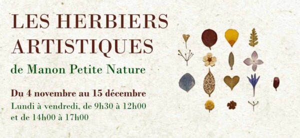 Exposition_Les herbiers artistiques de Manon Nature
