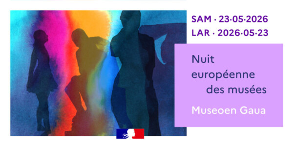 La Nuit des Musées le 23 mai à Bideak - De 18h00 à 22h00 - Programme : visite libre, visites guidées (18h et 19h) et concert à 20h30