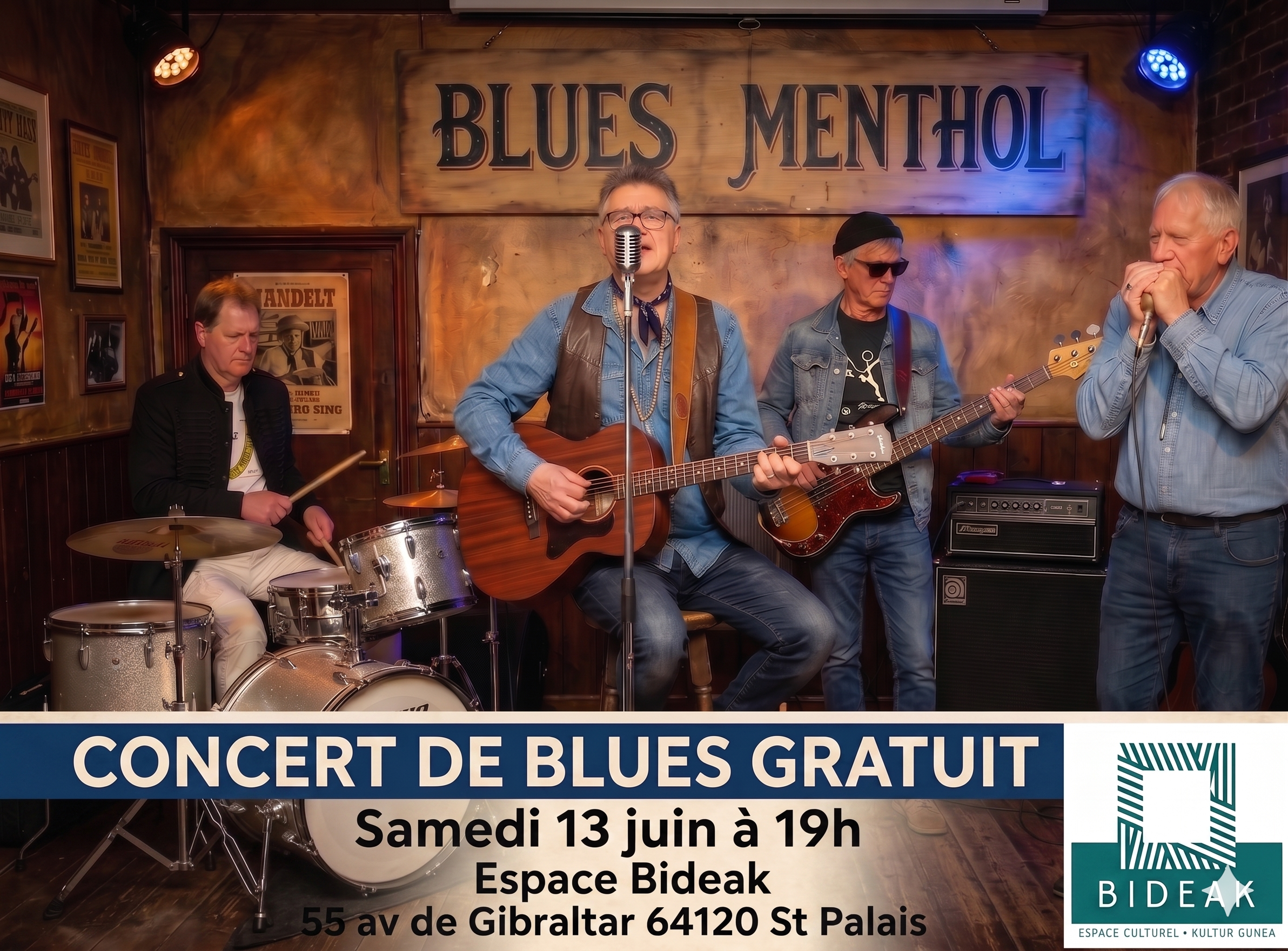 Concert De Blues Samedi 13 Juin à 19h